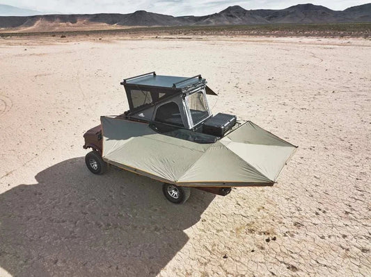 TUFF STUFF® Overland Awning, 270 Degree XL, driver side, outdoor shelter without brackets.