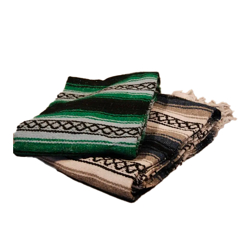 Falsa Acrylic Striped Yoga Blanket 54" x 78" Reversible