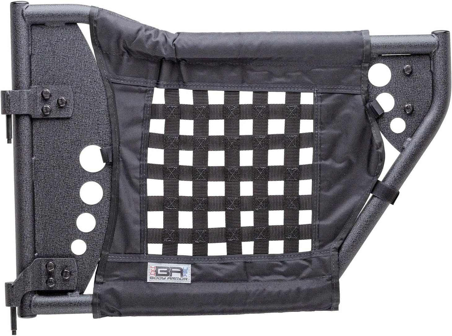 2007-2018 Jeep Wrangler JK Gen 3 Traildoors Rear Pair with steel construction and nylon webbing.