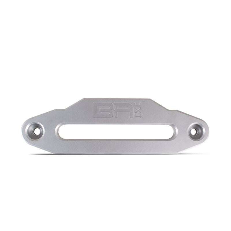 Hawse Fairlead for synthetic rope, matte silver, compatible with 6,000 to 12,000 lbs winches.