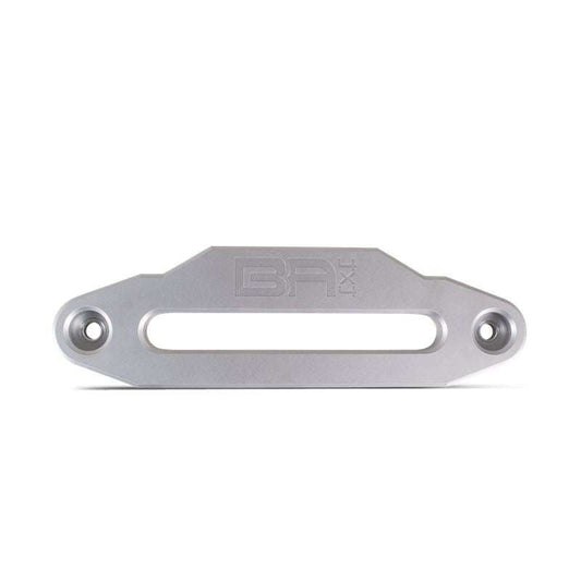 Hawse Fairlead for synthetic rope, matte silver, compatible with 6,000 to 12,000 lbs winches.