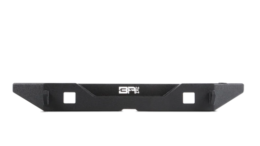 2007-2018 Jeep Wrangler JK full-width rear bumper with high-clearance design and LED cube light cutouts.