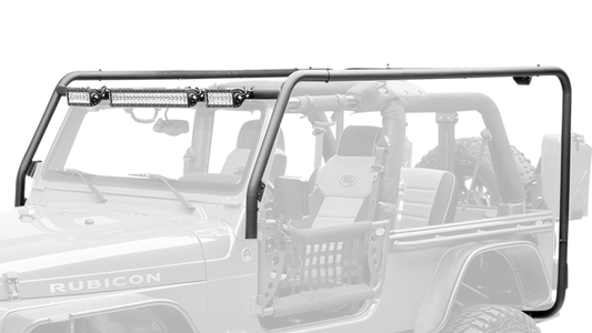 2007-2018 Jeep Wrangler JK front and rear frame kit for off-road customization.