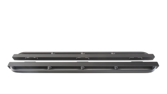 2018-2024 Jeep Wrangler JL 4 Door RockCrawler Side Steps, sturdy steel construction.