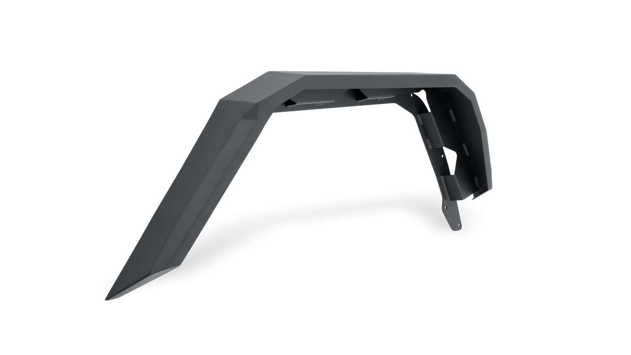2019-2024 Jeep Gladiator JT rear fender flares, durable 3/16" steel, high clearance design.
