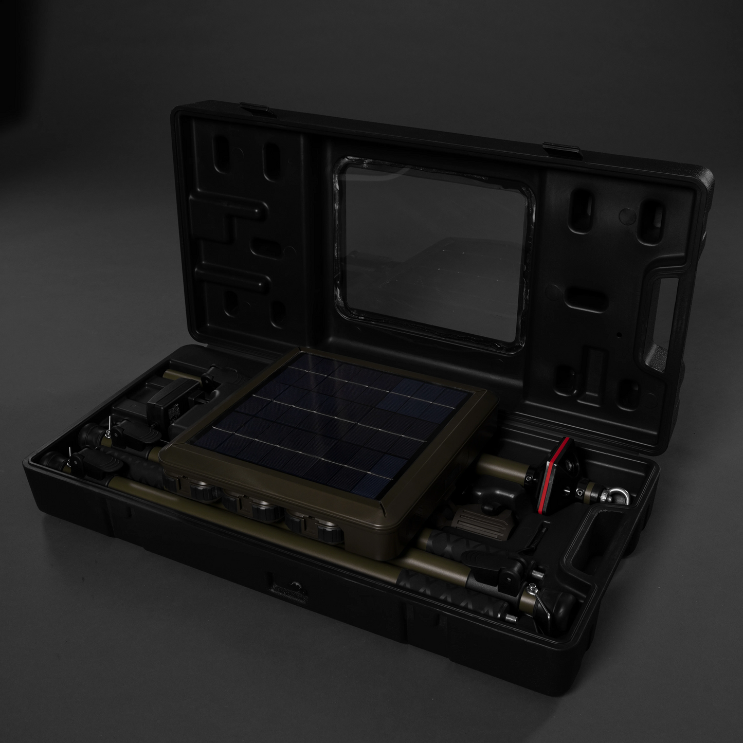 TUFF STUFF® OVERLAND TITAN 12" SOLAR FREESTANDING LIGHT