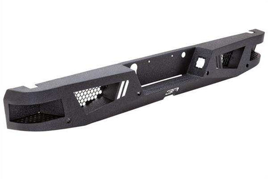 2015-2020 Ford F-150 Eco Series Rear Bumper with rugged protection and integrated step pockets.