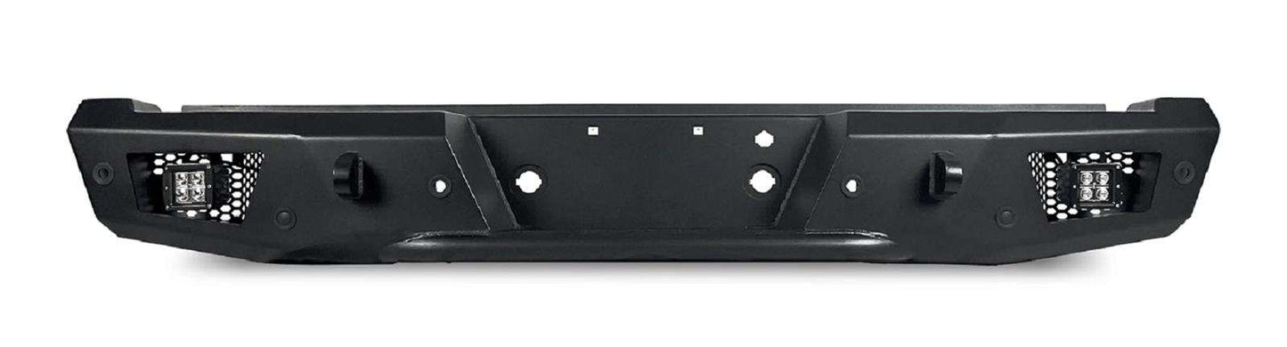 1999-2016 Ford F-250/F-350 Super Duty Ambush Rear Bumper by Body Armor 4x4, sleek design with integrated recovery points and LED lighting options.