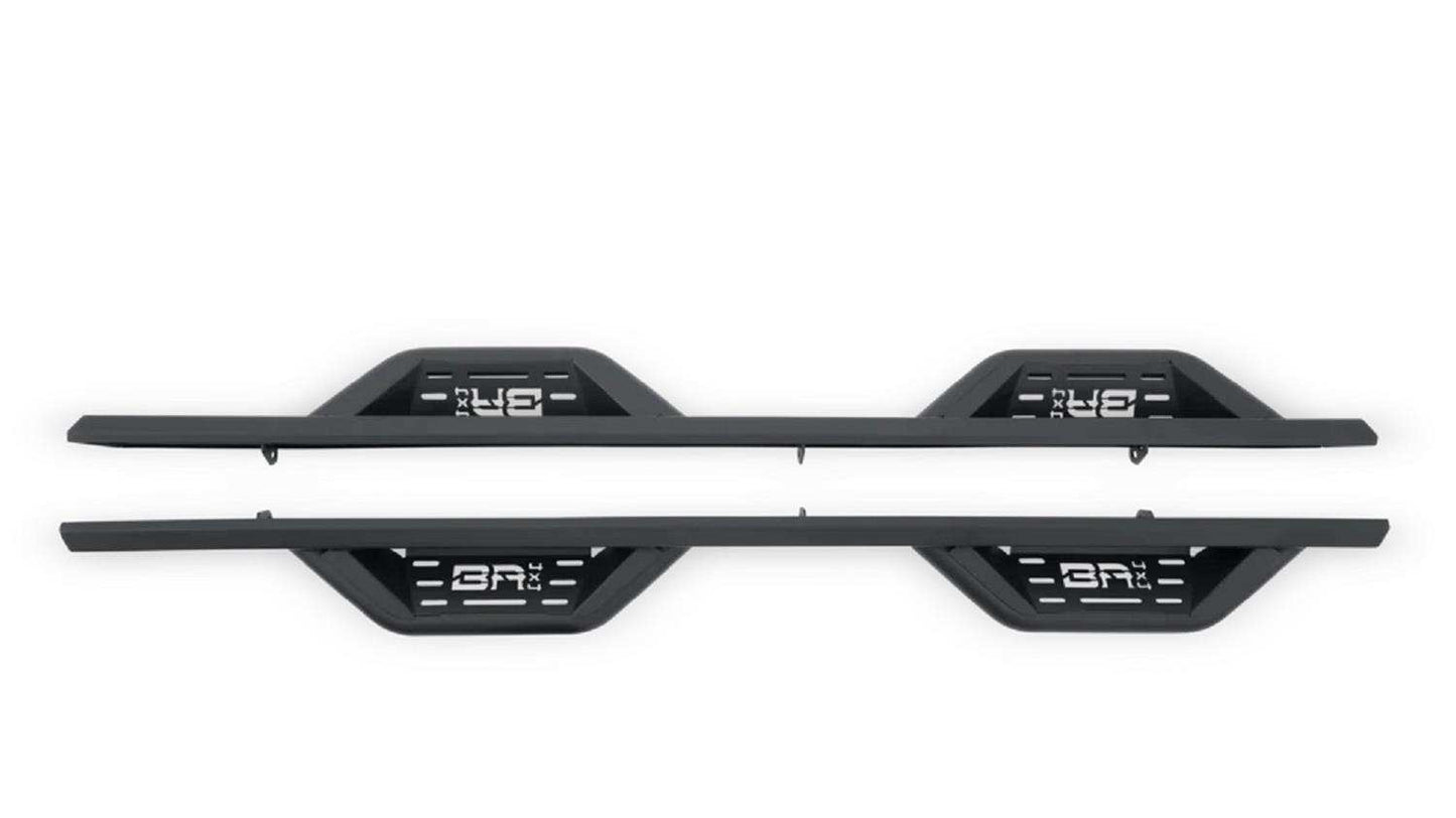 2015-2024 Ford F-150/F-250/F-350/F-450/F-550 Super Duty Ambush Side Steps, sleek design, durable steel construction.