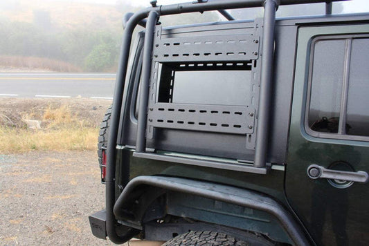 2007-2018 Jeep Wrangler JK 4 Door frame crossbars and side rails with textured black finish.