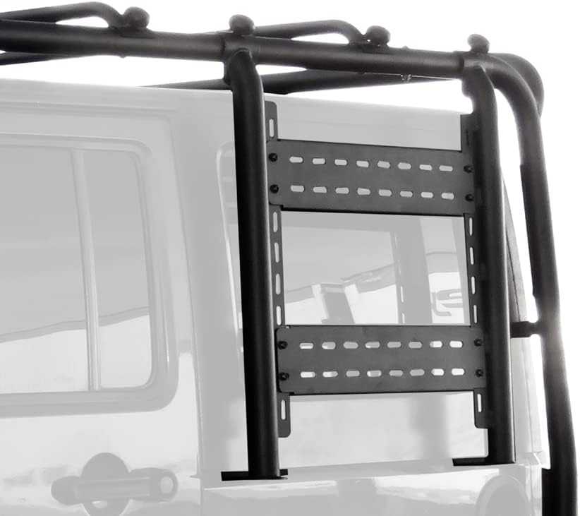 2007-2018 Jeep Wrangler JK cargo roof rack accessory mount for 2/4 door, customizable and durable.