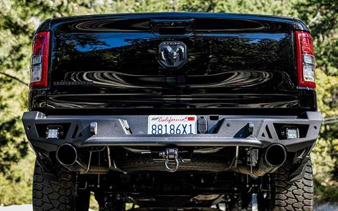 2019-2024 Dodge Ram 1500 Ambush Rear Bumper with sleek design and enhanced protection.