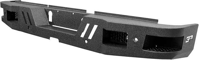 2010-2024 Dodge Ram 2500/3500 Eco Series Rear Bumper with integrated step pockets and lighting slots.