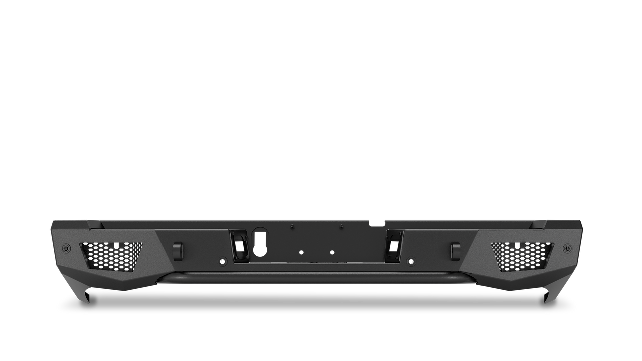 2010-2024 Dodge Ram 2500/3500 Ambush Rear Bumper, rugged style, practical design, heavy-duty steel construction.
