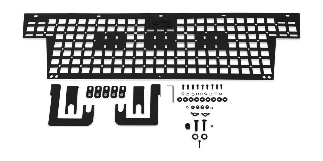 2005-2023 Toyota Tacoma front bed Molle system with steel construction and mounting accessories.