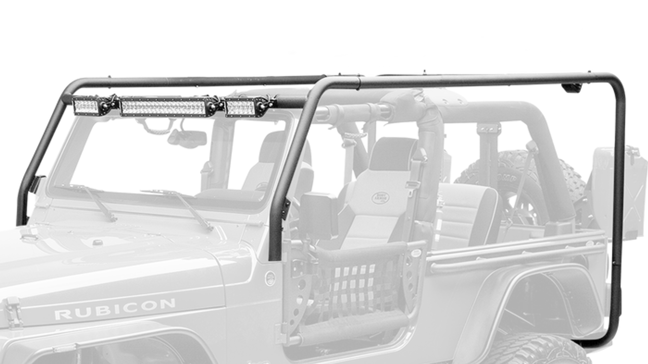 2007-2018 Jeep Wrangler JK front and rear frame kit for off-road customization.