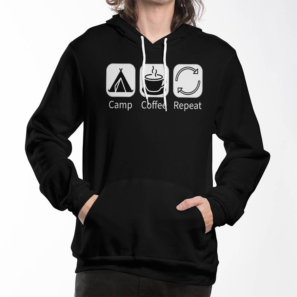 Camp Coffee Repeat Sweat Shirt
