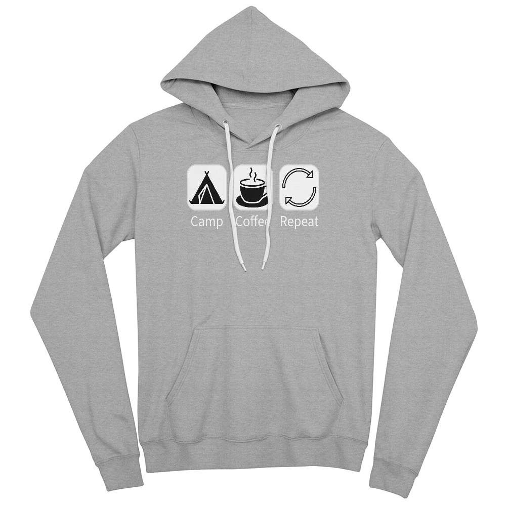 Camp Coffee Repeat Sweat Shirt