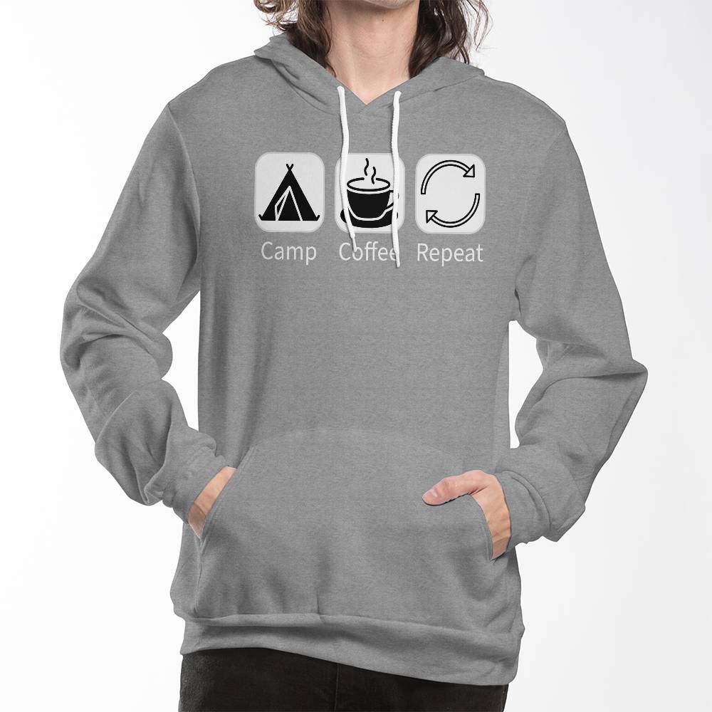 Camp Coffee Repeat Sweat Shirt