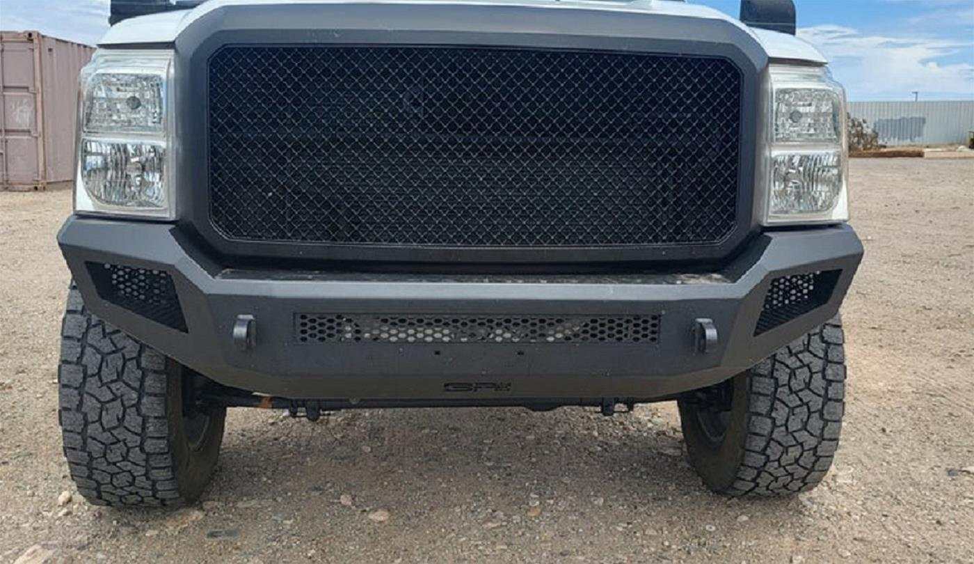 2011-2016 Ford F-250/F-350 Super Duty Ambush Front Bumper with aggressive styling and rugged protection.
