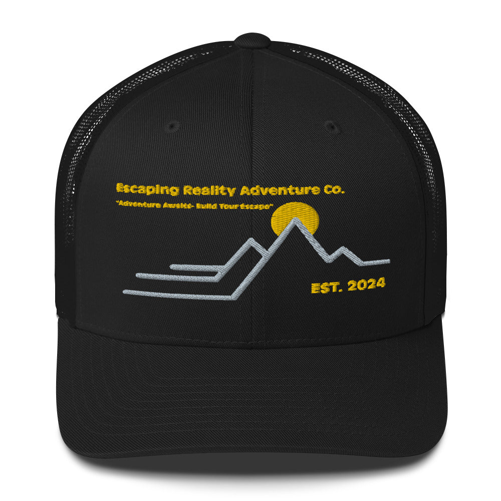 ERA Co. Trucker Cap with mesh back and embroidered front design, perfect for sunny days.
